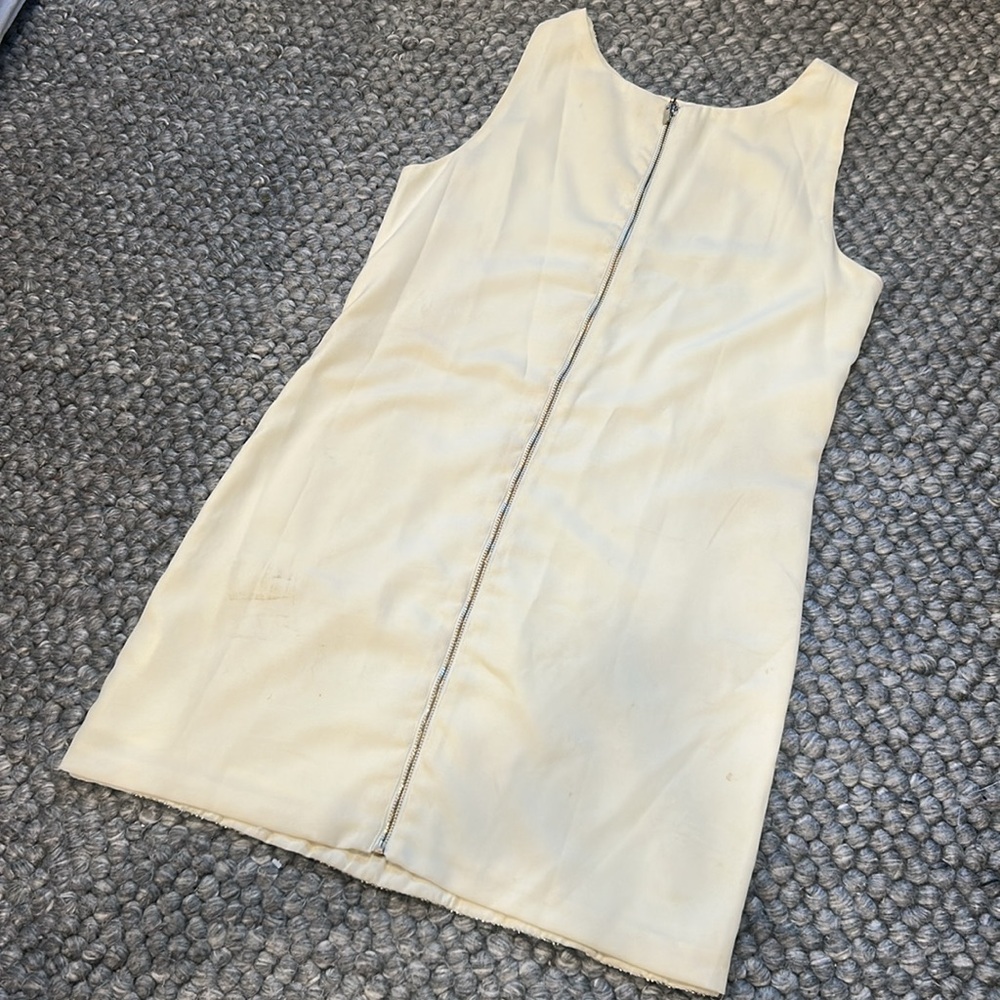 Harper Creme Pattern Beaded Sequenced Mini Dress … - image 8